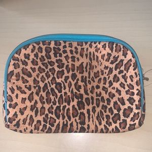Cheetah makeup bag